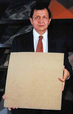 Lu�s: carpete biodegrad�vel