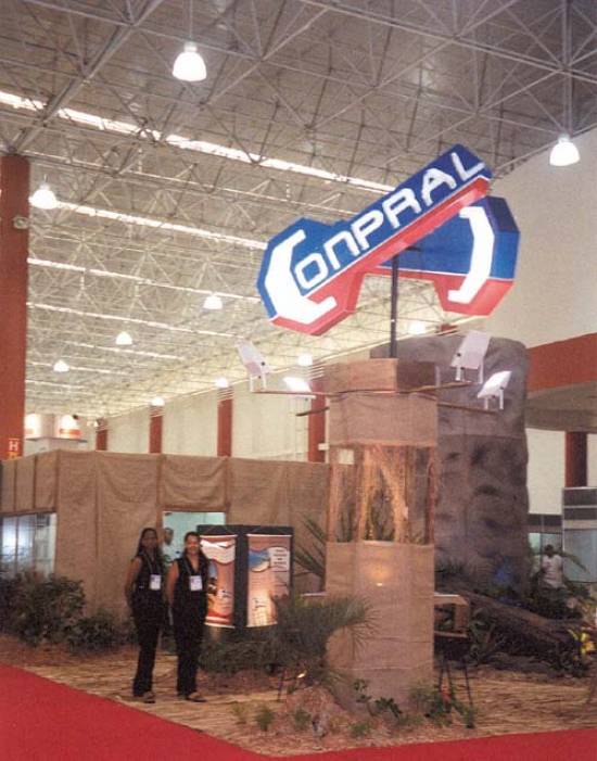 Estande da Conpral na feira (Foto: Sandra Netto)