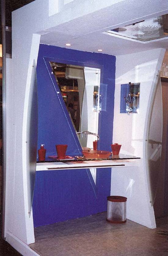 Acabamento apicuado, destaque na linha de vidros decorativos da DS Vidros (Foto: Sandra Netto)