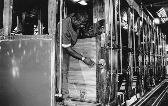 As obras de restaura��o est�o sendo realizadas em ritmo acelerado