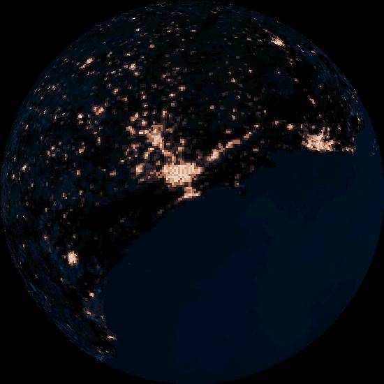 Imagem distribu�da por Living Earth