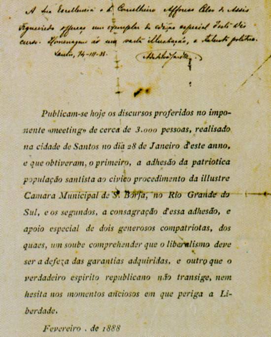 Imagem: 'Documentos Autógrafos Brasileiros na Coleção Pedro Corrêa do Lago', 1997, Ed. Salamandra, Rio de Janeiro/RJ