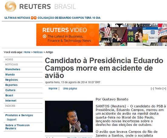 Clique nesta imagem para obter o arquivo PDF com a not�cia