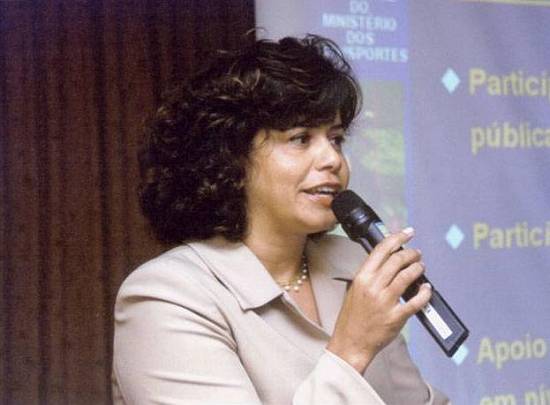 Ieda Rizzo, durante a palestra no Rio de Janeiro (foto: EcoBrasil)